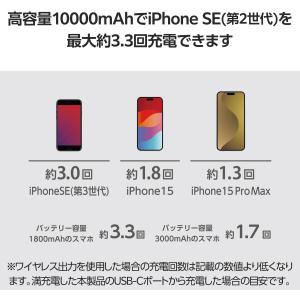 エレコム モバイルバッテリー 10000mAh...の詳細画像3