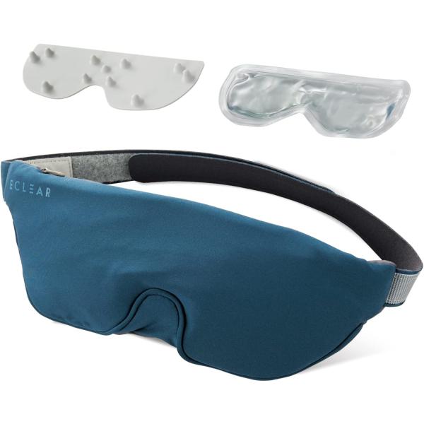 アイマスク エレコム 温冷両用ジェルパック ツボ押しシート付 温め ひんやり 遮光 リラックス 睡眠...