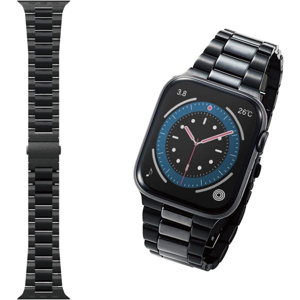 エレコム Apple Watch (アップルウォッチ) バンド 49mm 45mm 44mm 42m...