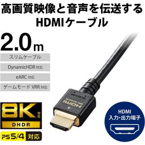 エレコム HDMI 2.1 ケーブル スリム ...の詳細画像1