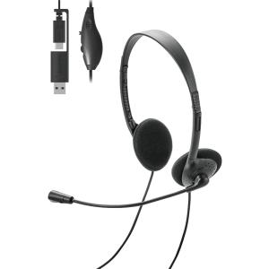 バッファロー BUFFALO 両耳ヘッドバンド式ヘッドセット 4極