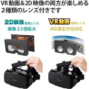 エレコム VRゴーグル スマホ用 メガネ対応 ...の詳細画像3