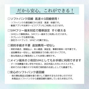 プリペイドsim simカード 30GB ソフ...の詳細画像3