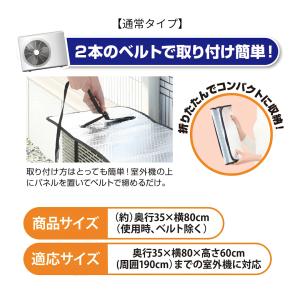 エアコン室外機カバー 室外機パネル 遮熱パネル...の詳細画像5