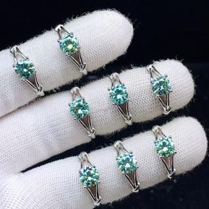 PROME 天然石 特別仕様品・限定品・再入荷不可・モアサナイト・白銅指輪・フリーサイズ・P10006