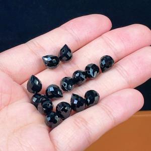 PROME 瑠璃 ガラス しずく 貫通孔 NO.P2173