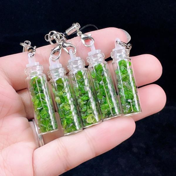 PROME 天然石  クロムダイオプサイト・ロシア産・40x10mm  NO.P3870