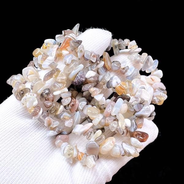 PROME 天然石 特別仕様品・さざれ・縞瑪瑙・ペルシャアゲート・ペルシャ湾産・6-10mm・  N...