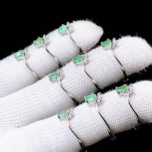 PROME 天然石 特別仕様品・エメラルド・白...の詳細画像1