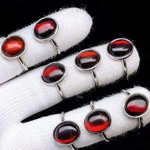 PROME 天然石 特別仕様品・限定品・再入荷不可・レッドアンバー・白銅指輪・フリーサイズ・P6012｜天然石工場直売店 PROME