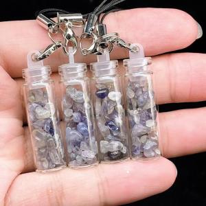 PROME 天然石・アイオライト・スリランカ産・40x10mm NO.P6046