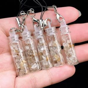 PROME 天然石 ルチルクォーツ・ブラジル産・40x10mm NO.P6056