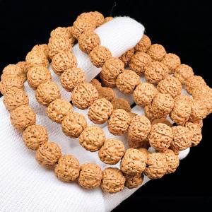 均一ブレスレット 金剛菩提樹 ルドラクシャ Φ5.6±0.2mm : 天然石のお店