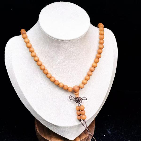 PROME・高品質・老山白檀・6mm ・インドのマイソール地方産・（ブレスレット / ネックレス兼用...