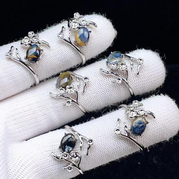 PROME 天然石・特別仕様品・限定品・再入荷不可・ピータサイト・白銅（キュプロニッケル）製・指輪・...