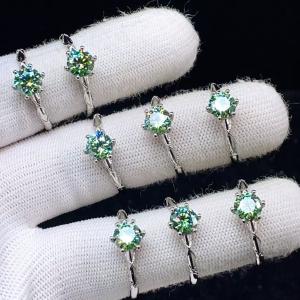 PROME 天然石 特別仕様品・限定品・再入荷不可・モアサナイト・白銅指輪・フリーサイズ・P7153