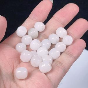 PROME 天然石 クォーツアイト 貫通穴 パーツ 手芸 NO.P829