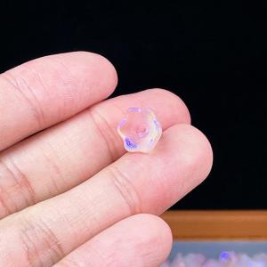 PROME 瑠璃 ガラス 桜 貫通孔 P9478の詳細画像4