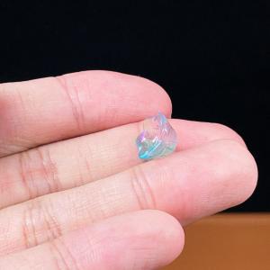 PROME 瑠璃 ガラス 桜 貫通孔 P9482の詳細画像1