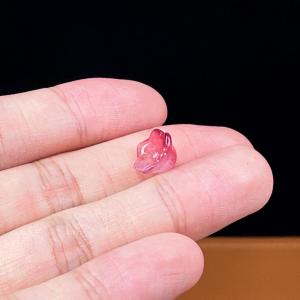 PROME 瑠璃 ガラス 桜 貫通孔 P9483の詳細画像1