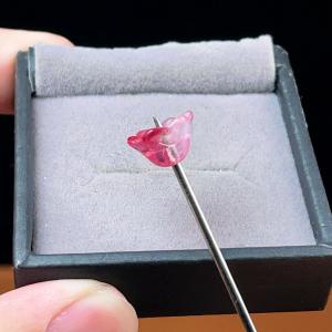PROME 瑠璃 ガラス 桜 貫通孔 P9483の詳細画像2