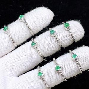 SALE 高品質 エメラルド 稀少石 リビアングラス ブレスレット 限定品 PROME 天然石【一点物】高品質・希少カラー・再入荷困難・ブラック