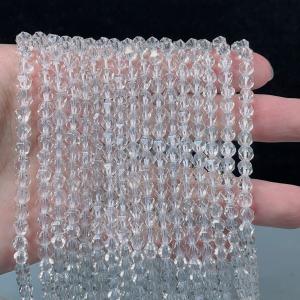 スターカット 5-6mm 天然石 水晶  連材