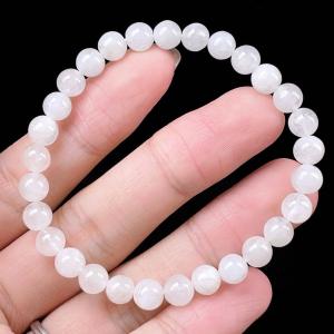 一点物　天然石　ハンドメイドブレス　アラシャン　マーブル　ピンク　ホワイト PROME 天然石 一点物 クラックアラシャン（爆裂アラシャン