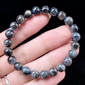 PROME 天然石 一点物 ブラックスターアクアマリン・ブラックシラー