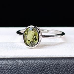 モルダバイト リング 指輪 14号 フリーサイズ 一点物 送料無料 メール