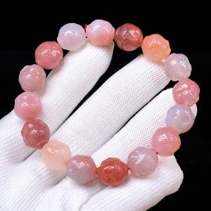 PROME 天然石【一点物】ブラック桜瑪瑙・夜桜瑪瑙・ブラジル産