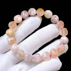 PROME 天然石【一点物】ブラック桜瑪瑙・夜桜瑪瑙・ブラジル産