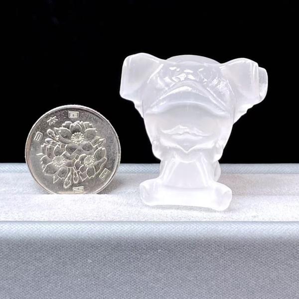 PROME 天然石 一点物 ・特別仕様品・再入荷不可・セレナイト・アメリカ産・彫刻品・置物  V43...