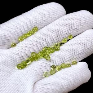 PROME 天然石・ペリドット・ルース・3.8mm・V45136