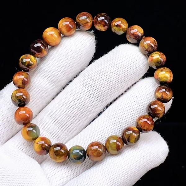 PROME 天然石【一点物】高品質・ゴールデンピータサイト・ミックスピータサイト・ ナミビア産・ブレ...