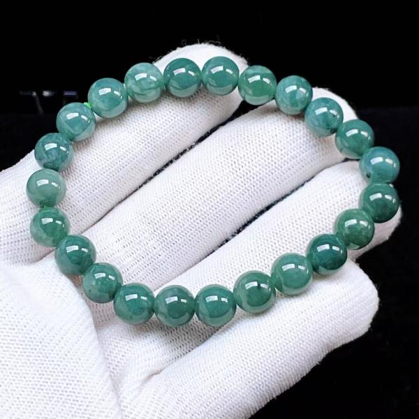 PROME 天然石【一点物】高品質・ 希少色・ブルーグリーン・翡翠（ジェダイト）・5月誕生石・グアテ...