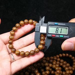 PROME 金糸檀 8mm ブレスレット 念珠...の詳細画像3
