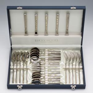 SAKS カトラリーセット ナイフフォークスプーン 5人用 25pc ソーホー