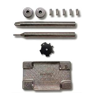 オイルライター用ホイールリベット交換フルセット ジッポ互換サイズリベット予備3個付き（6.5×2.3mm） さらにライターメンテナンス用レンチドライバー付き