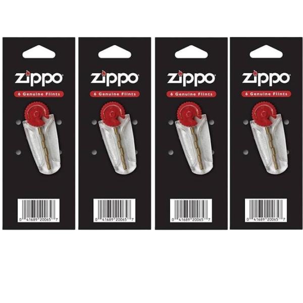 （4個セット） ZIPPO ジッポ フリント 着火石 6P入り（メール便可）