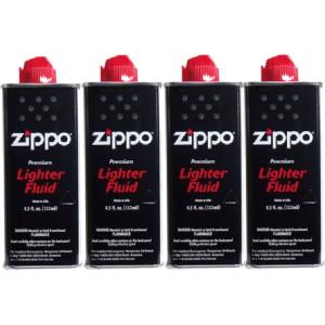 （4個セット）　ZIPPO　ジッポ　オイル　小缶　133ml　ライターオイル（メール便可）