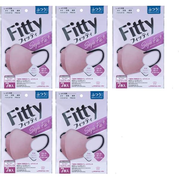 [タマガワエーザイ] (5個セット) フィッティ スタイルフィットプラス 立体 7枚入り オールドラ...