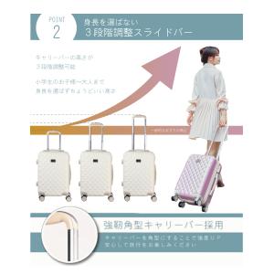 スーツケース mサイズ 軽量 キャリーケース ...の詳細画像4