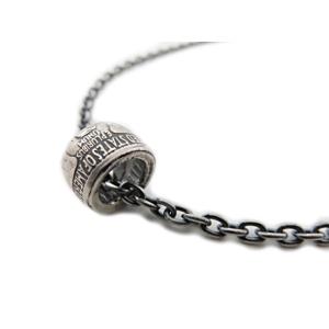 25セント コイン チューブ ネックレス ペンダント シルバー ビーズ カスタム インディアンジュエ...