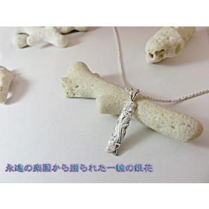 ハワイアンジュエリー　チューブ ネックレス　チョーカー　スクロール　マイレ　シルバー ネックレス　プ...