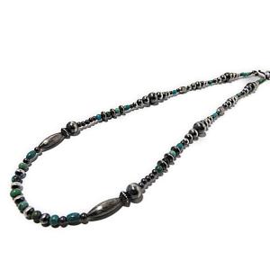 ナバホ族 ハンドメイドビーズ シルバー925 ターコイズ コーラル