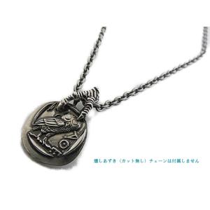 梟 フクロウ コイン ネックレス ゴールド ペンダント ドラクマ 硬貨