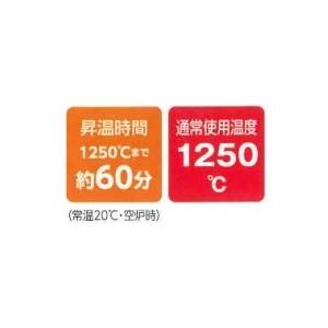卓上小型電気炉 NHK-170AFG ガス置換型の詳細画像4