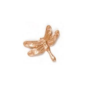 七宝素材／彫金板ブローチ　Ｂ−トンボ　小　20×25mm