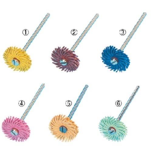 ラジアルブリッスルディスク　イエロー　＃80〜＃120